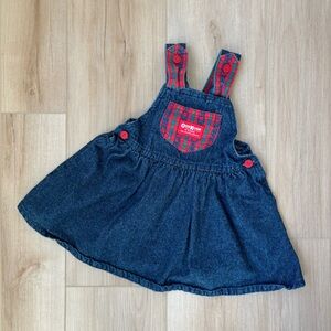 Vintage Oshkosh Jean Overall Dress